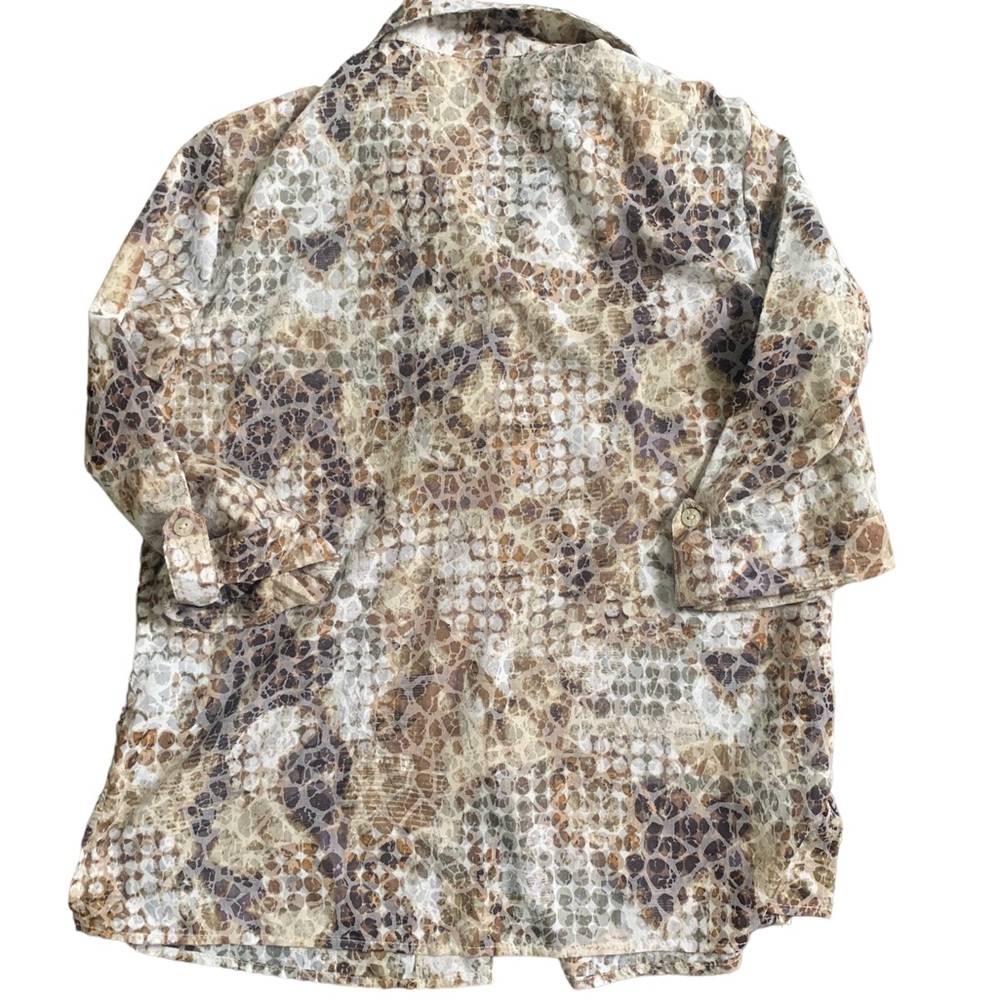 Stephanie by Crystal Semi-Sheer Blouse - Picture 4 of 4